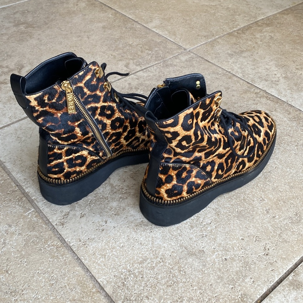 Michael Kors Calf Hair Haskell Combat Boot - Picture 5 of 16